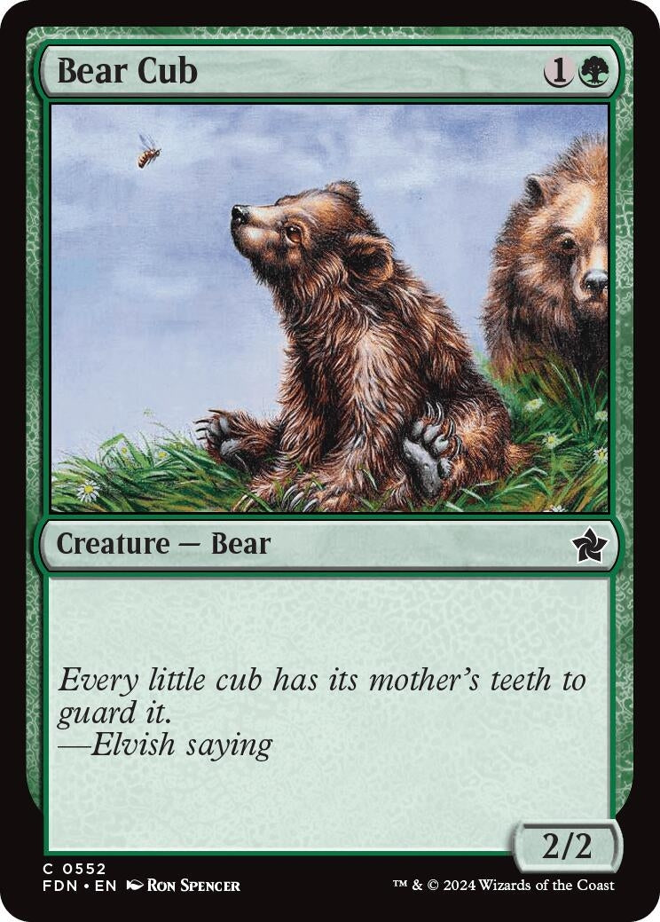 Bear Cub (552) (Foundations) (FDN)
