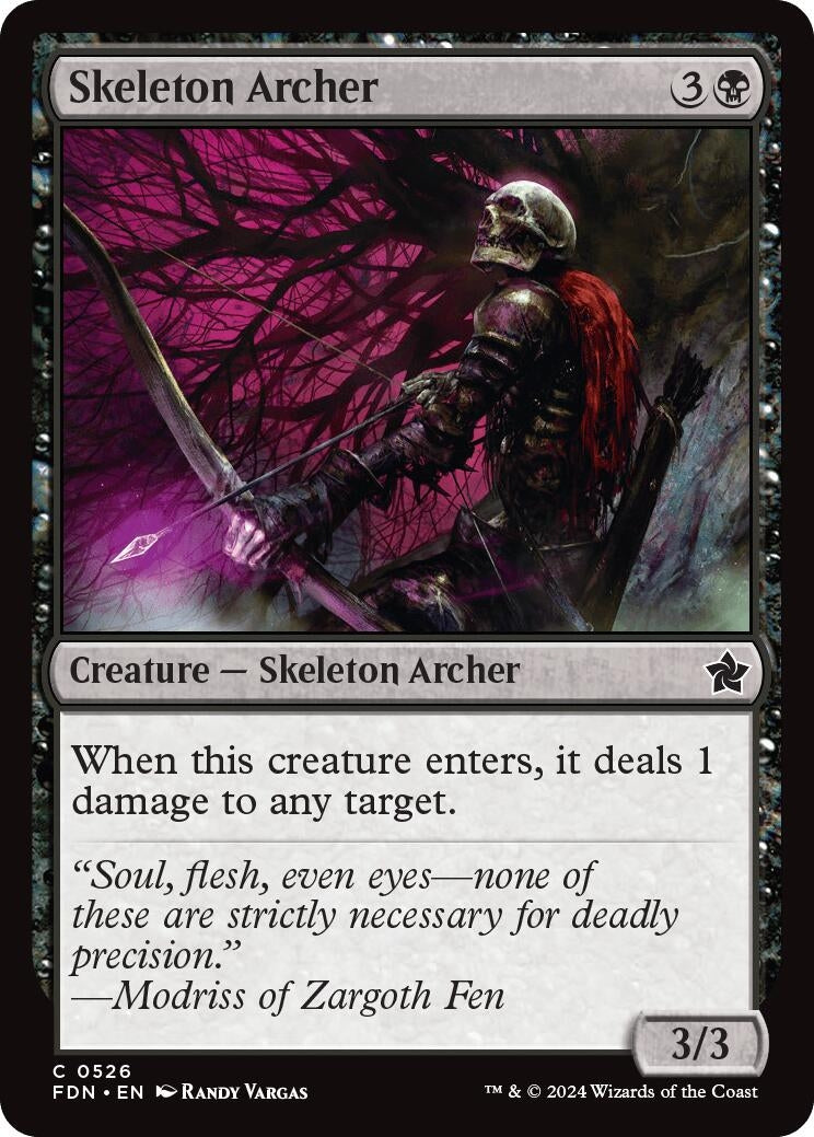 Skeleton Archer (526) (Foundations) (FDN)