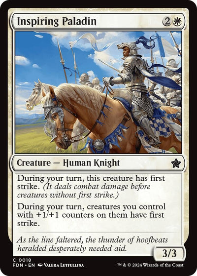 Inspiring Paladin (18) (Foundations) (FDN)