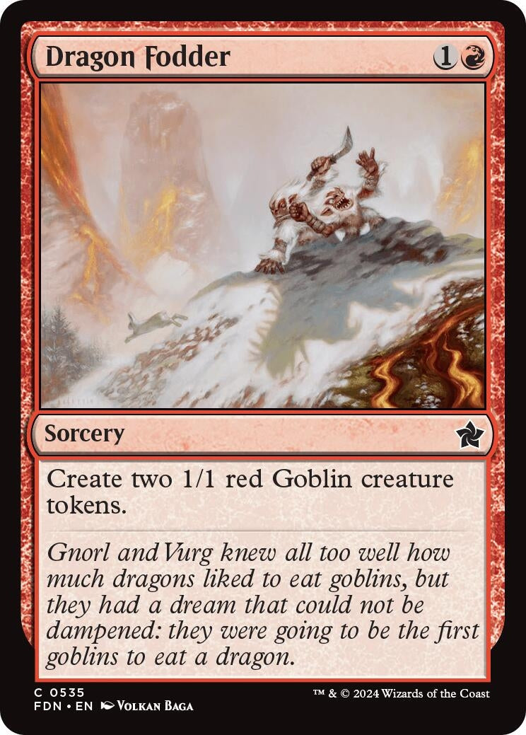 Dragon Fodder (535) (Foundations) (FDN)