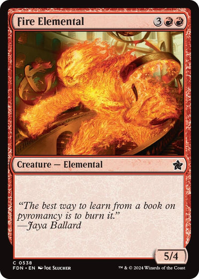 Fire Elemental (538) (Foundations) (FDN)