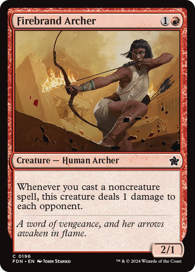Firebrand Archer (196) (Foundations) (FDN)