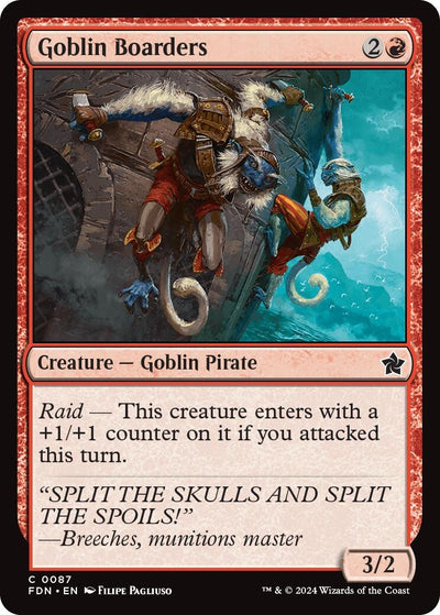 Goblin Boarders (87) (Foundations) (FDN)