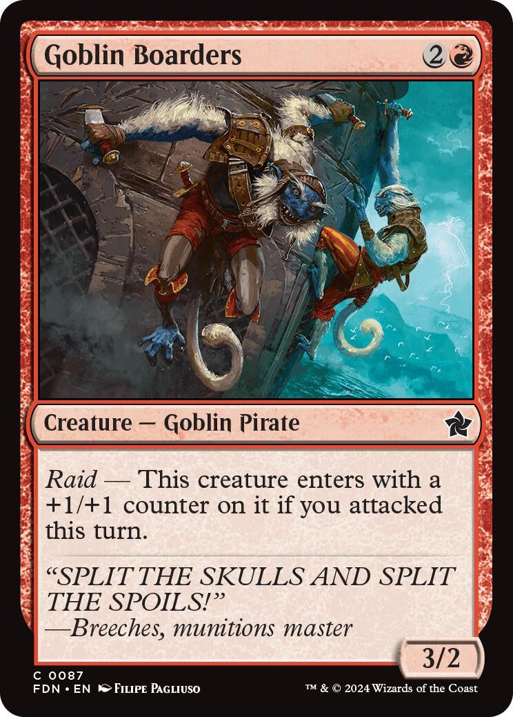 Goblin Boarders (87) (Foundations) (FDN)