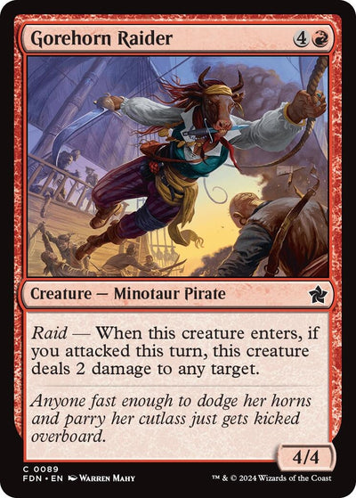 Gorehorn Raider (89) (Foundations) (FDN)