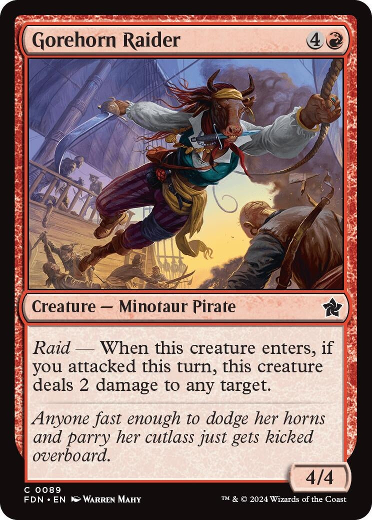 Gorehorn Raider (89) (Foundations) (FDN)