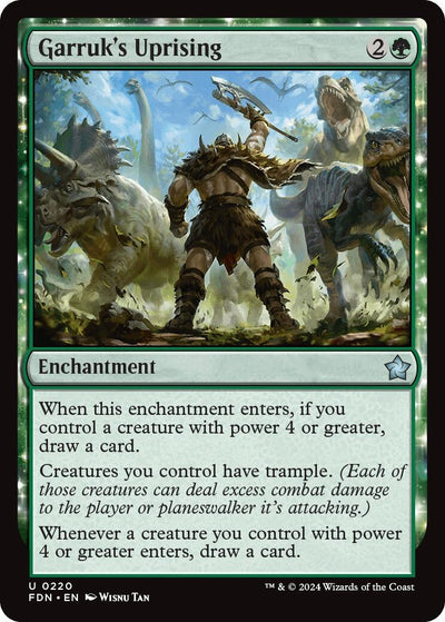 Garruk's Uprising (220) (Foundations) (FDN)
