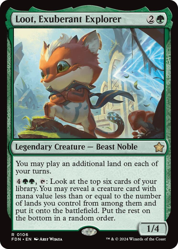 Loot, Exuberant Explorer (106) (Foundations) (FDN)