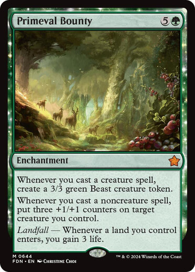 Primeval Bounty (644) (Foundations) (FDN)