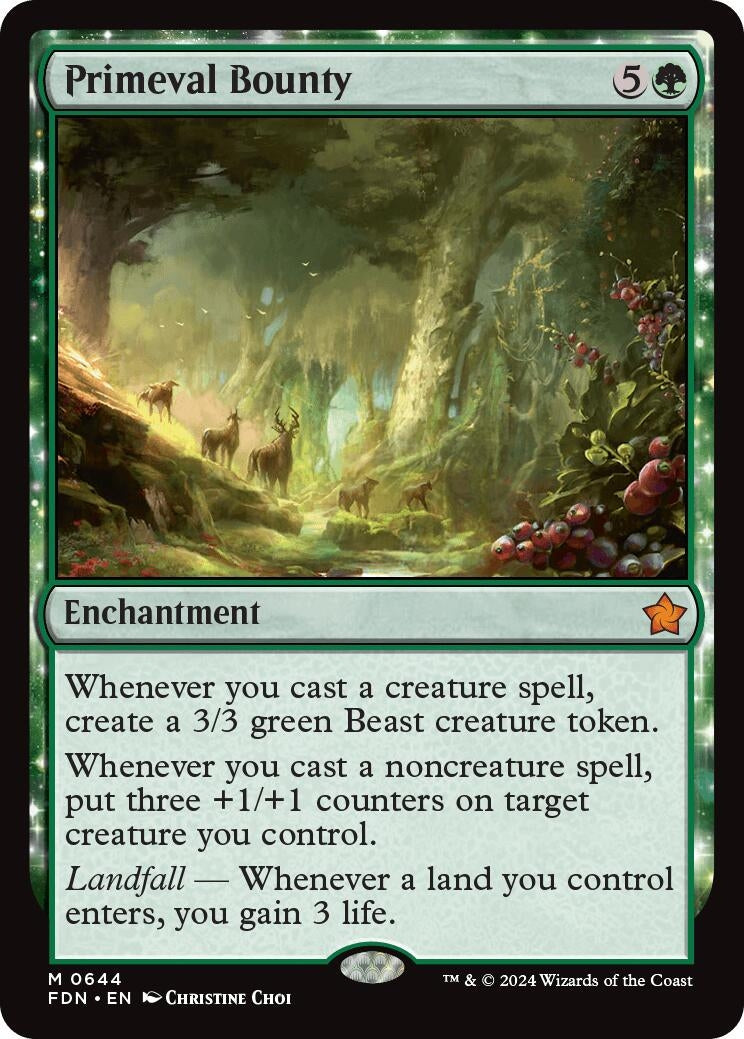 Primeval Bounty (644) (Foundations) (FDN)