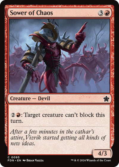Sower of Chaos (95) (Foundations) (FDN)