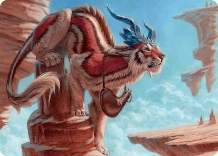 Felidar Savior Art Card (3/54) (3) (Art Series: Foundations)