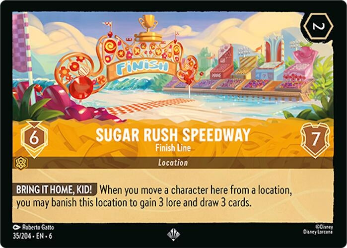Sugar Rush Speedway - Finish Line (35/204) (Azurite Sea)