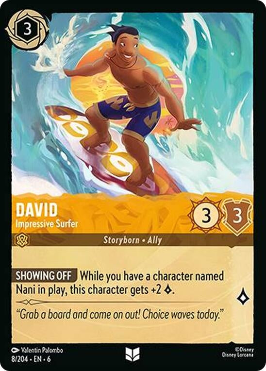 David - Impressive Surfer (8/204) (Azurite Sea)
