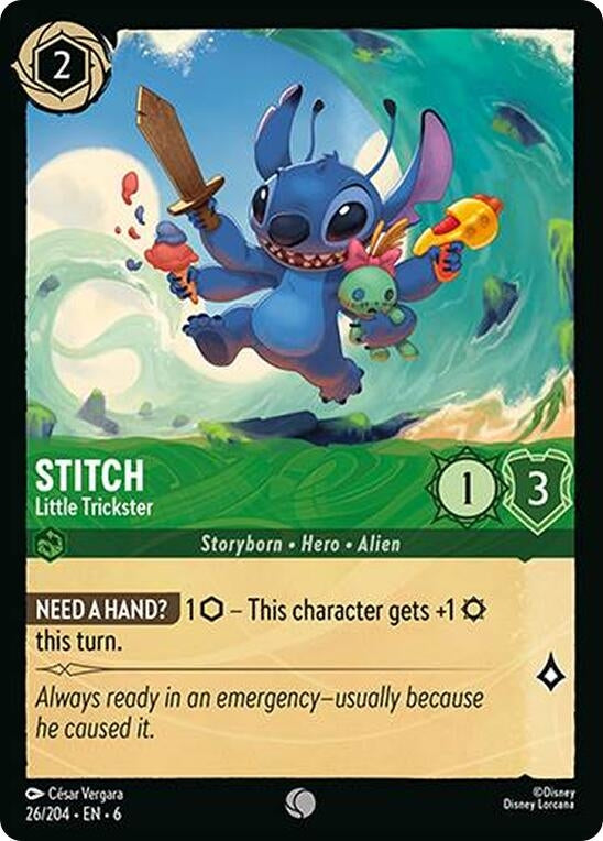 Stitch - Little Trickster (26/204) (Azurite Sea)