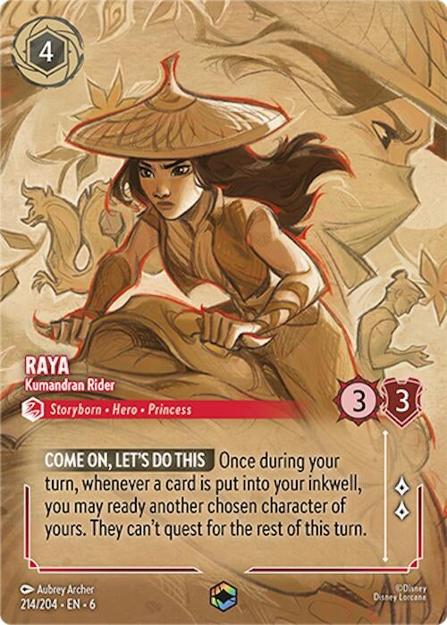 Raya - Kumandran Rider (Enchanted) (214/204) (Azurite Sea)