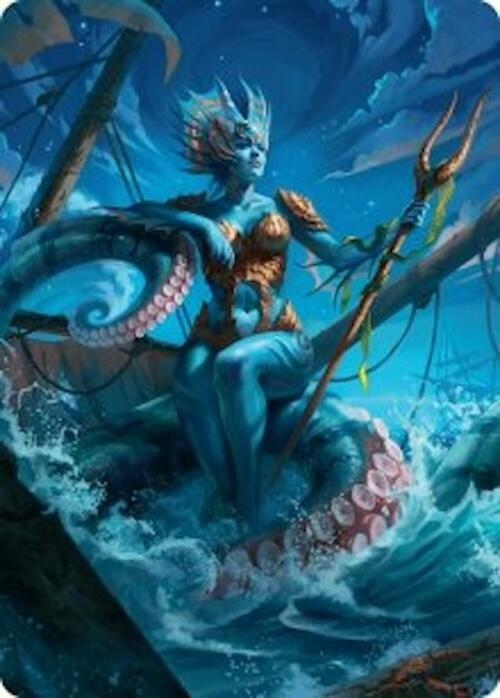 Kiora, the Rising Tide Art Card (30/54) (30) (Art Series: Foundations)