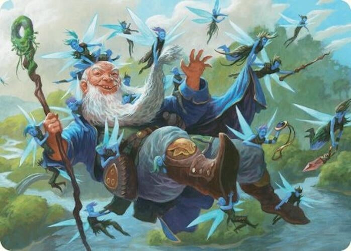 Mischievous Mystic Art Card (7/54) (7) (Art Series: Foundations)