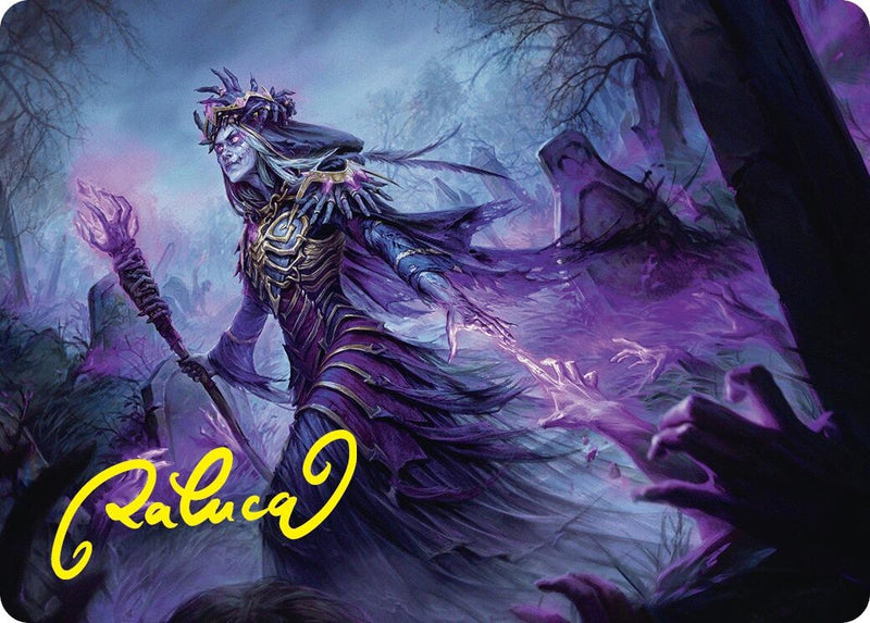 Zul Ashur, Lich Lord Art Card (10/54) (Gold-Stamped Signature) (10)