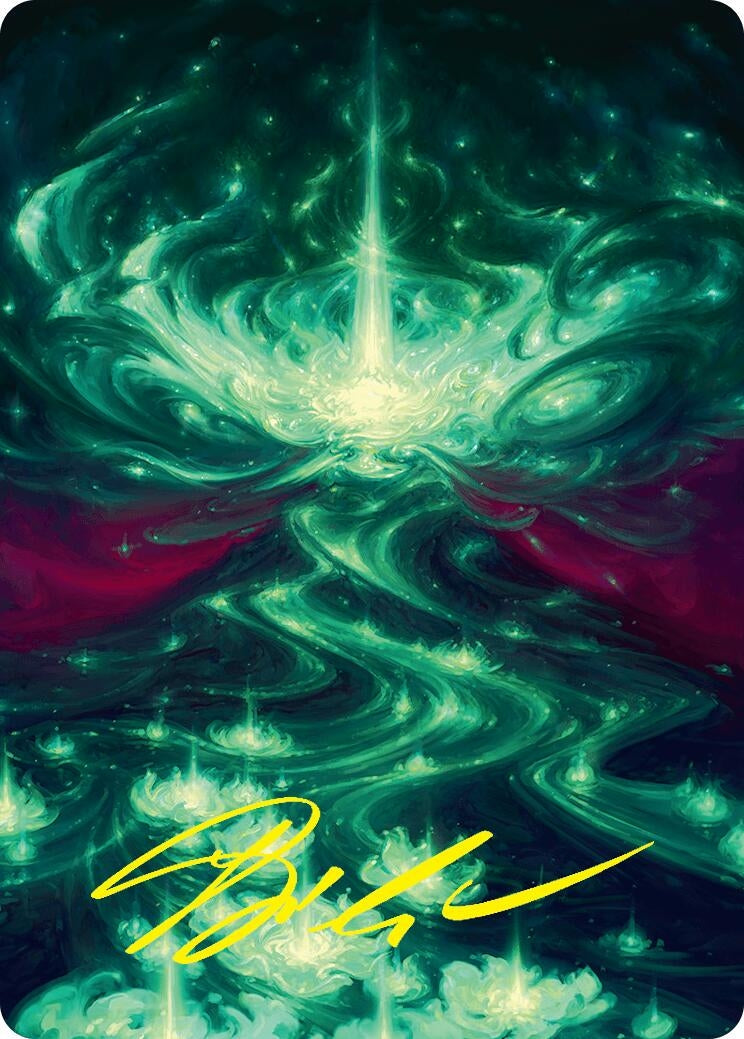 Genesis Wave Art Card (54/54) (Gold-Stamped Signature) (40) (Art Series: Foundations)