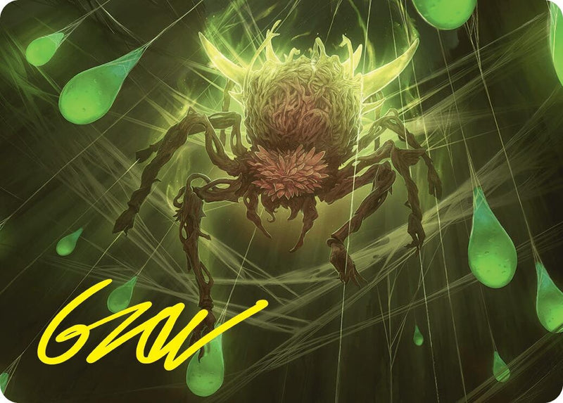 Spinner of Souls Art Card (13/54) (Gold-Stamped Signature) (13) (Art Series: Foundations)