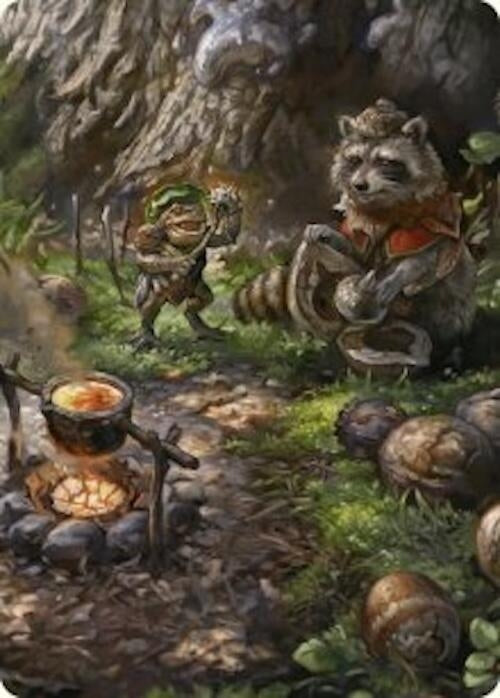 Sylvan Scavenging Art Card (46/54) (46) (Art Series: Foundations)