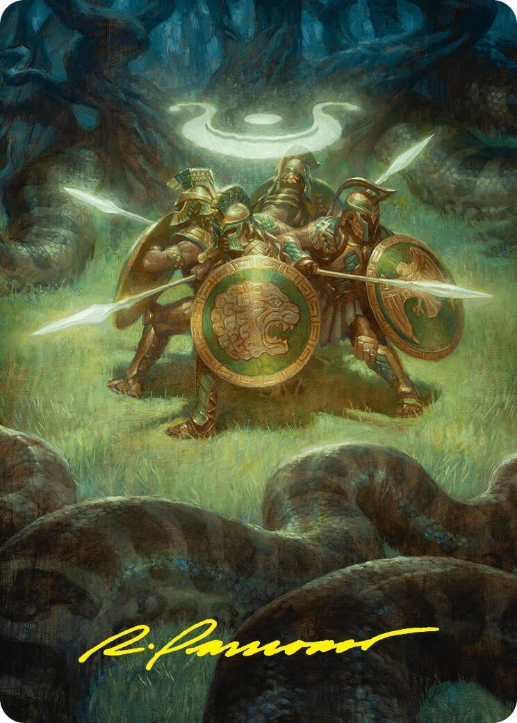 Anthem of Champions Art Card (47/54) (Gold-Stamped Signature) (47) (Art Series: Foundations)