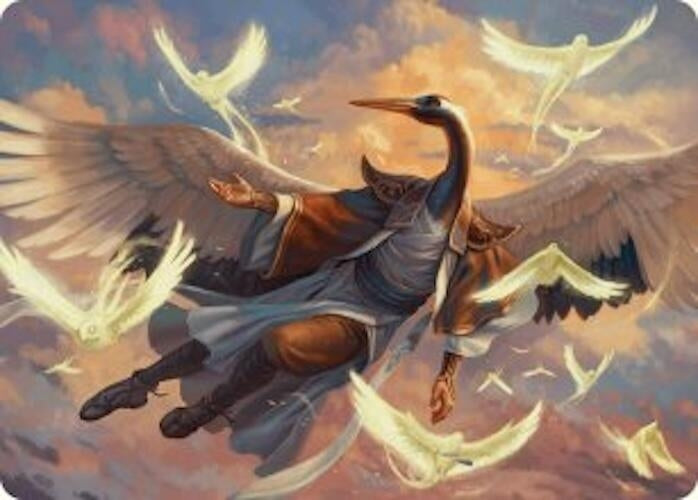 Kykar, Zephyr Awakener Art Card (16/54) (16) (Art Series: Foundations)