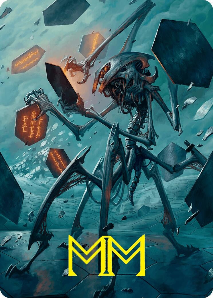 Scrawling Crawler Art Card (50/54) (Gold-Stamped Signature) (50) (Art Series: Foundations)