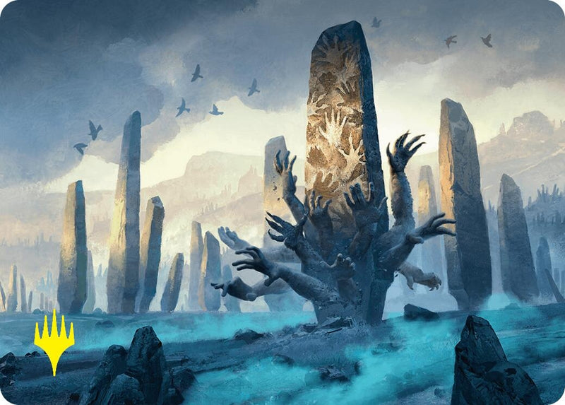 Soulstone Sanctuary Art Card (19/54) (Gold-Stamped Signature) (19) (Art Series: Foundations)