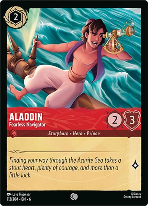 Aladdin - Fearless Navigator (112/204) (Azurite Sea)