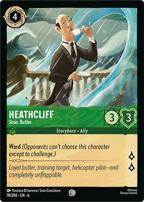 Heathcliff - Stoic Butler (78/204) (Azurite Sea)
