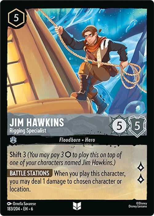 Jim Hawkins - Rigging Specialist (183/204) (Azurite Sea)
