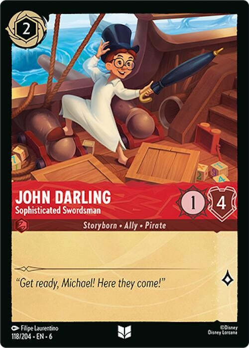 John Darling - Sophisticated Swordsman (118/204) (Azurite Sea)