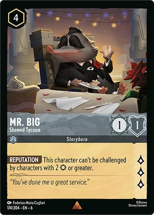 Mr. Big - Shrewd Tycoon (174/204) (Azurite Sea)