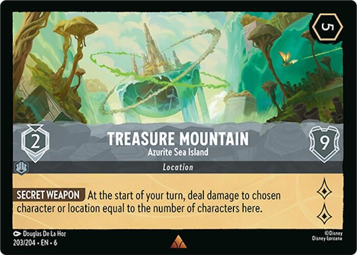 Treasure Mountain - Azurite Sea Island (203/204) (Azurite Sea)