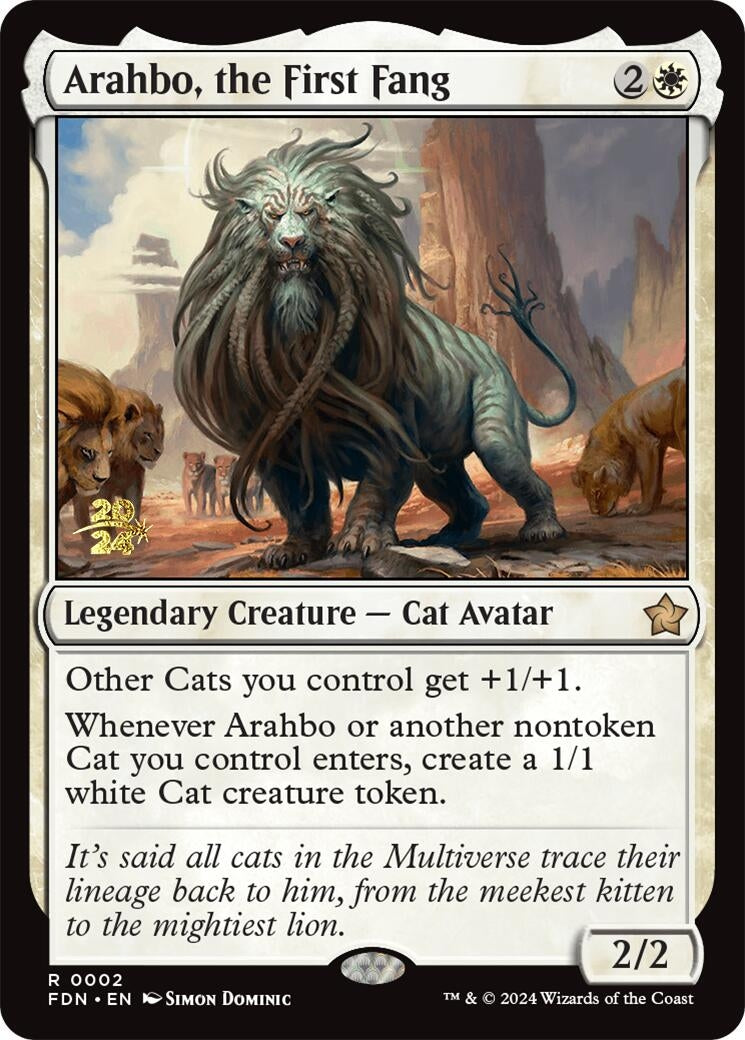 Arahbo, the First Fang (2) (Prerelease Cards)