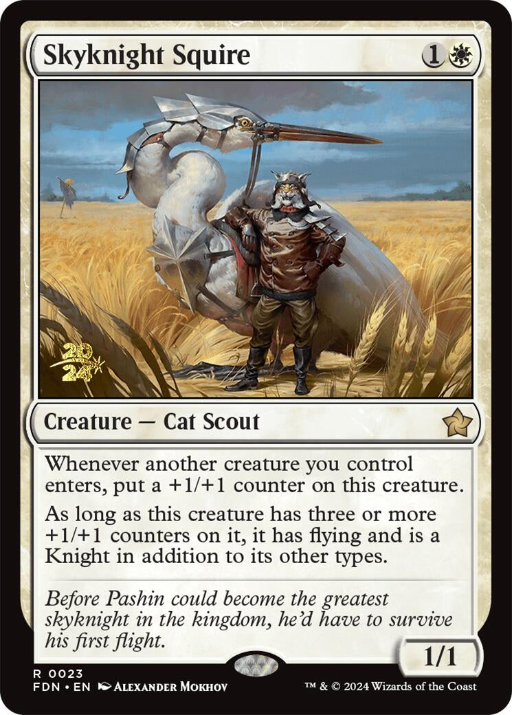 Skyknight Squire (23) (Prerelease Cards)