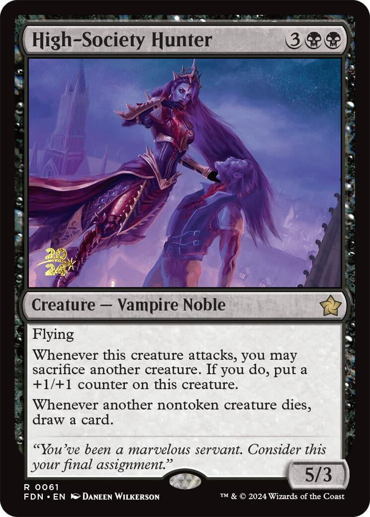 High-Society Hunter (61) (Prerelease Cards)