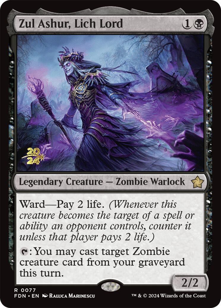 Zul Ashur, Lich Lord (77) (Prerelease Cards)