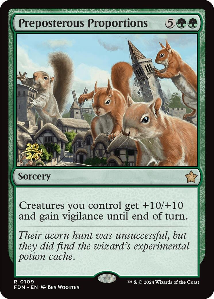 Preposterous Proportions (109) (Prerelease Cards)