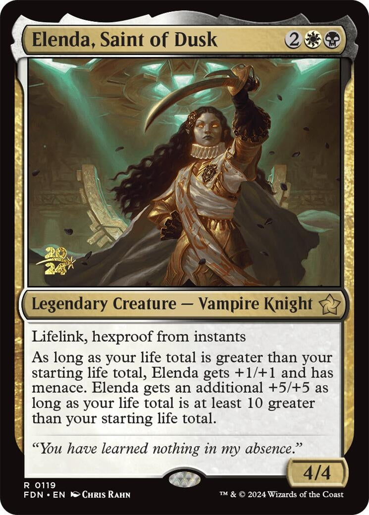 Elenda, Saint of Dusk (119) (Prerelease Cards)