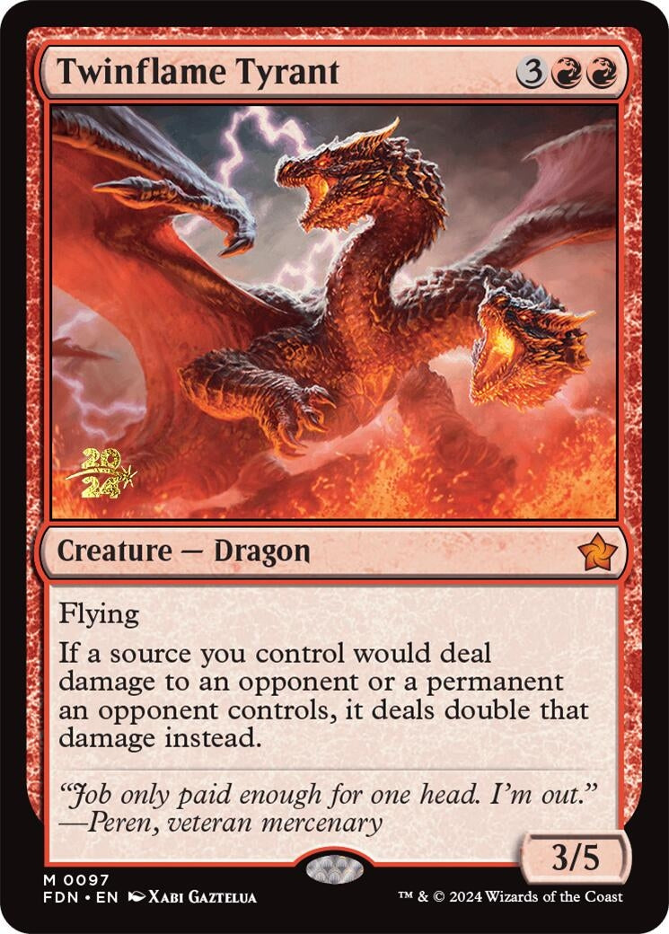 Twinflame Tyrant (97) (Prerelease Cards)