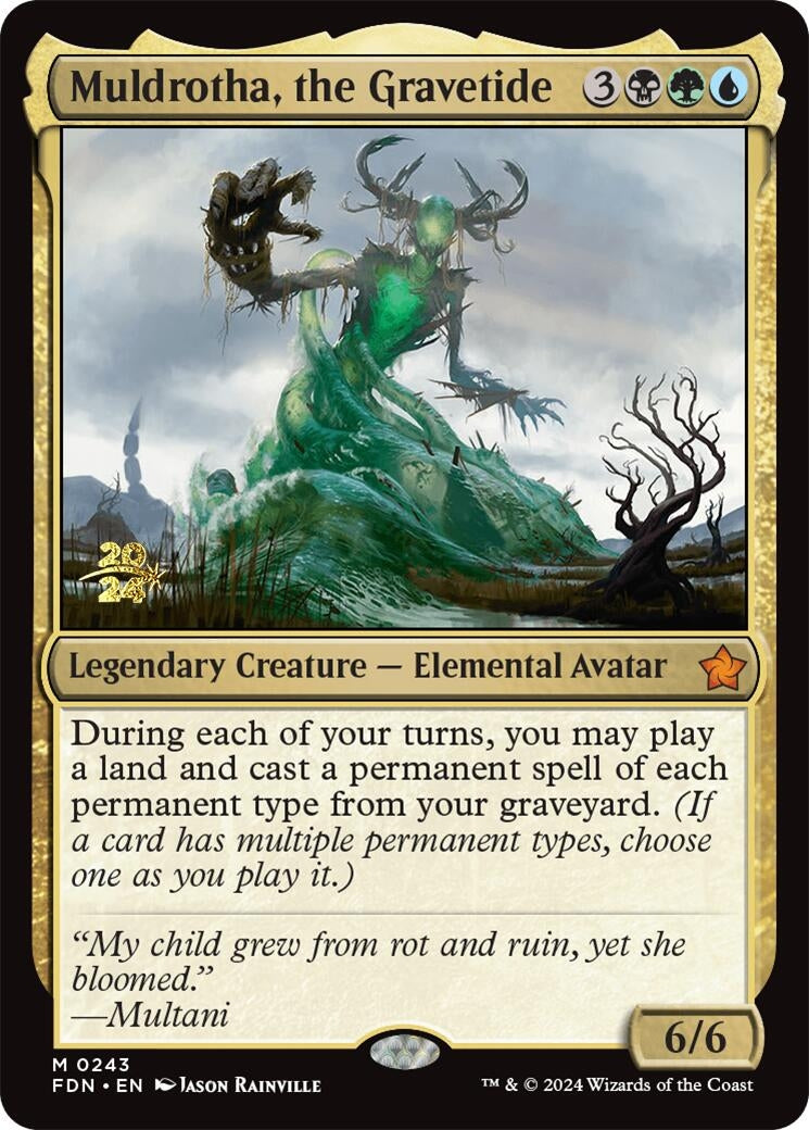 Muldrotha, the Gravetide (FDN) (243) (Prerelease Cards)