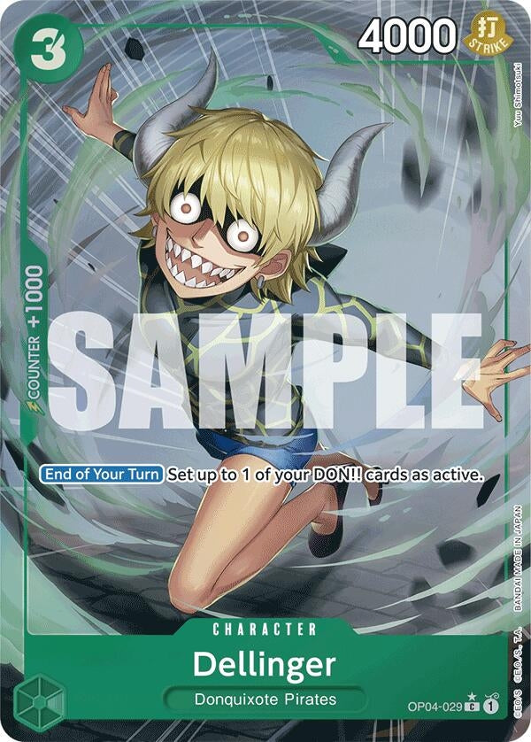 Image for Dellinger (Full Art) (OP04-029) (Premium Booster -The Best-) - One Piece Card Game