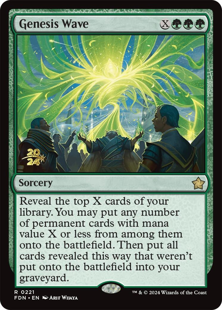 Genesis Wave (221) (Prerelease Cards)