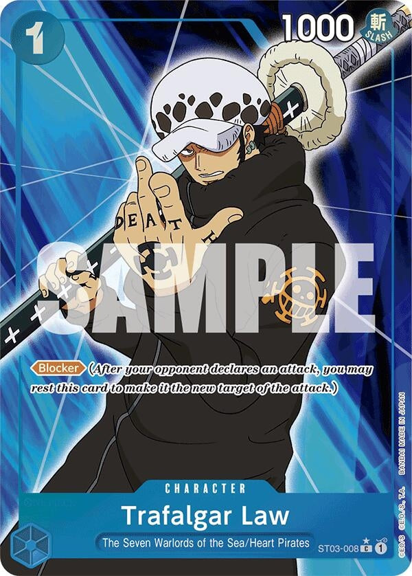 Image for Trafalgar Law (ST03-008) (Full Art) (ST03-008) (Premium Booster -The Best-) - One Piece Card Game