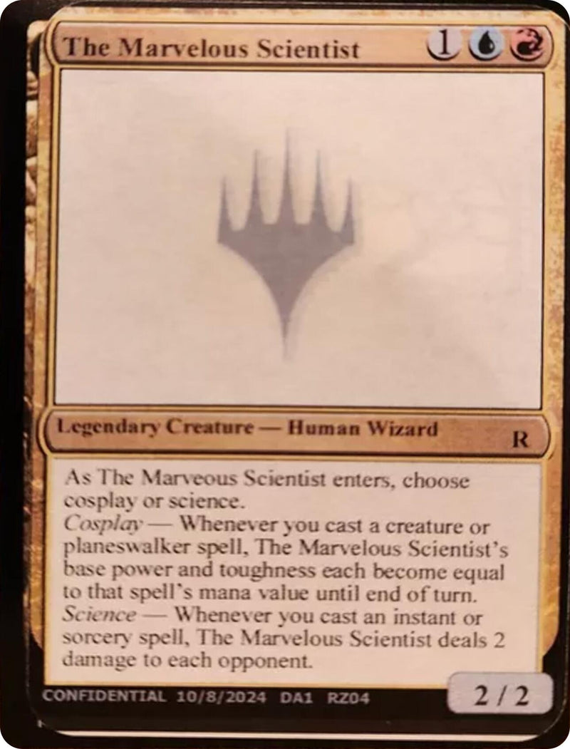 The Marvelous Scientist (Un-Known Event Playtest Cards)