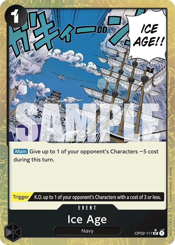 Image for Ice Age (Textured Foil) (OP02-117) (Premium Booster -The Best-) - One Piece Card Game