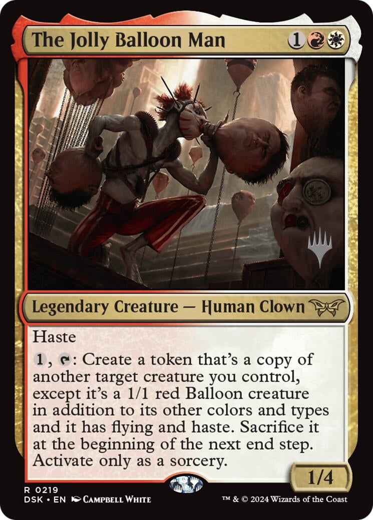 The Jolly Balloon Man (219) (Promo Pack: Duskmourn: House of Horror)
